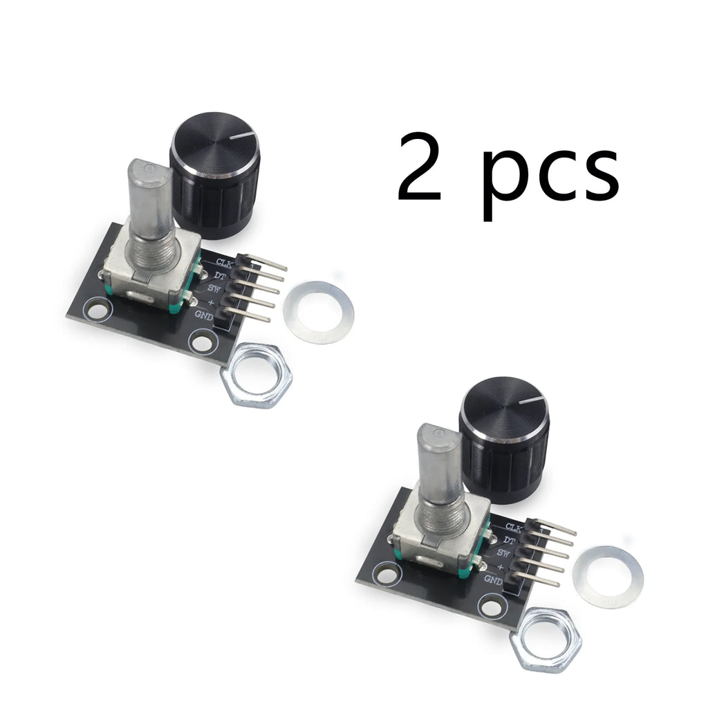1 to 8 PCS KY-040 360 Degrees Rotary Encoder Module with Knob Cap 5V Brick Sensor Switch Development Board Module for R3 Board