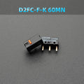 2pcs Original Mouse Micro Switch D2FC-F-7N 10M 20M OF For OMRON 60MN D2FC-F-K 50m D2FC-FL-NH D2F-F D2F-01FL D2F-01F-T D2F-F-3-7
