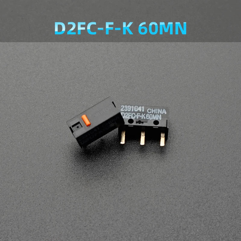 2pcs Original Mouse Micro Switch D2FC-F-7N 10M 20M OF For OMRON 60MN D2FC-F-K 50m D2FC-FL-NH D2F-F D2F-01FL D2F-01F-T D2F-F-3-7
