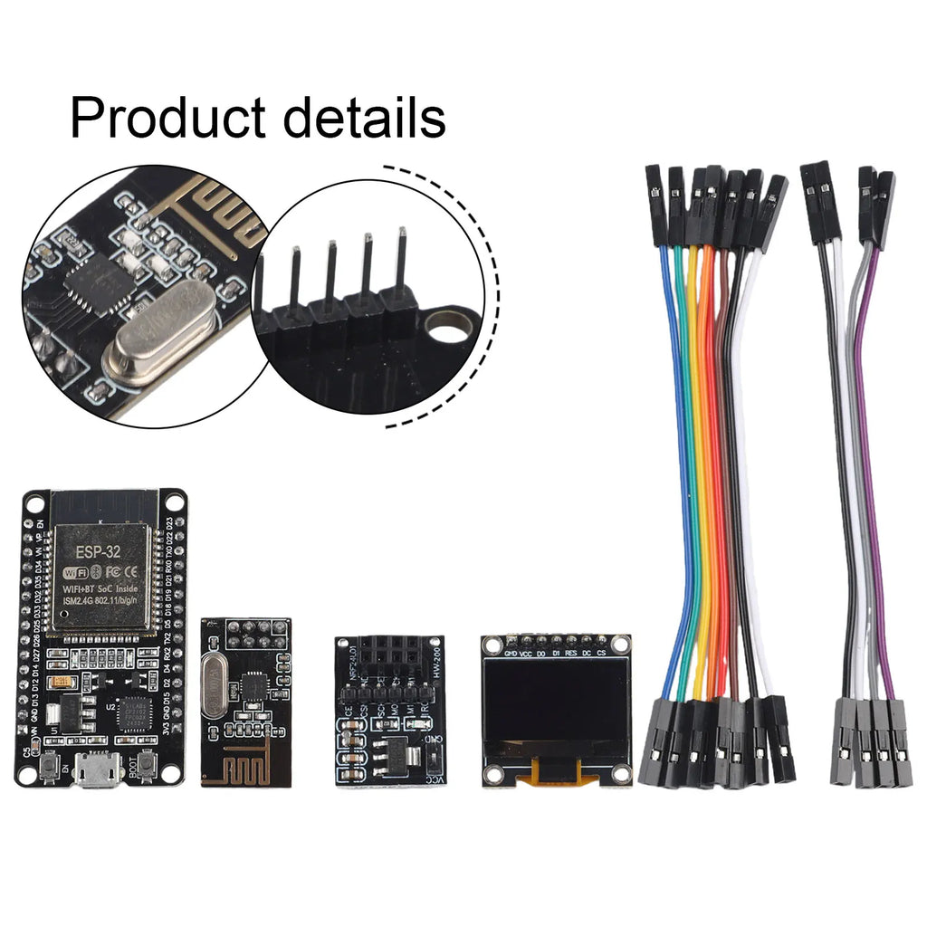 Next generation OpenDTU for Hoymiles Inverters ESP32+NRF24L01+Cable+Display Superior Speed Real time Monitoring Easy Integration