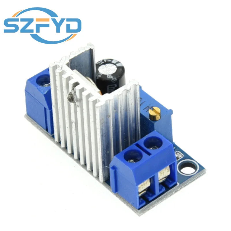 LM317 Adjustable DC-DC Buck Converter Module - Linear Voltage Regulator for Power Supply