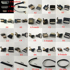 1PC Ribbon Flat FPV HDMI-Compatible Connector Flexible Cable Raspberry Pi 4 Micro HDTV To HD/Mini HD Female 90 Degree FFC 20pin