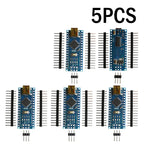 1-10PCS Nano V3.0 ATmega328P/PB CH340 USB Module, Mini Arduino Compatible Board with Bootloader for DIY Electronics Projects