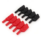 10Pcs Shrouded Fully Insulated Safety 4mm Male Stackable Banana Plug Connector