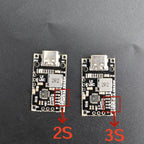 Type-C USB 2S/3S BMS 15W 8.4V 12.6V 1.5A Lithium Battery Charging Boost Module With Balanced Support Fast Charge With Indicator