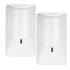 2pcs Sensor Anti-Pet PIR Motion Sensor Wired Alarm Dual Infrared Detector Pet Immune For Home Burglar Security Alarm System