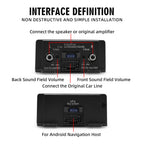Car DSP Amplifier 4 Channels Audio Sound Processors Non Destructive Modification Sound Enhance Multimedia Radio Player Stereo