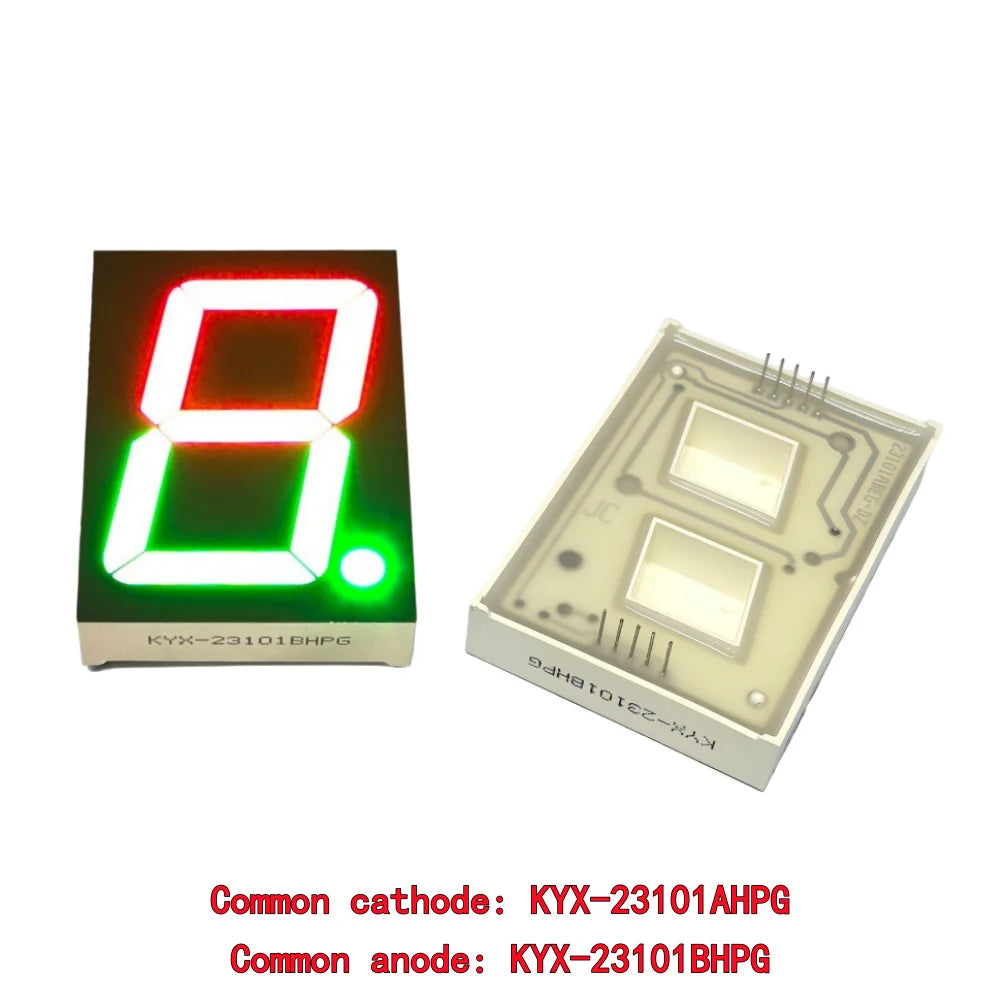 10PCS 2.3-inch digital tube 48mmX70mm digital display screen "8" high 56.8mm 7-segment digital tube 23101 series