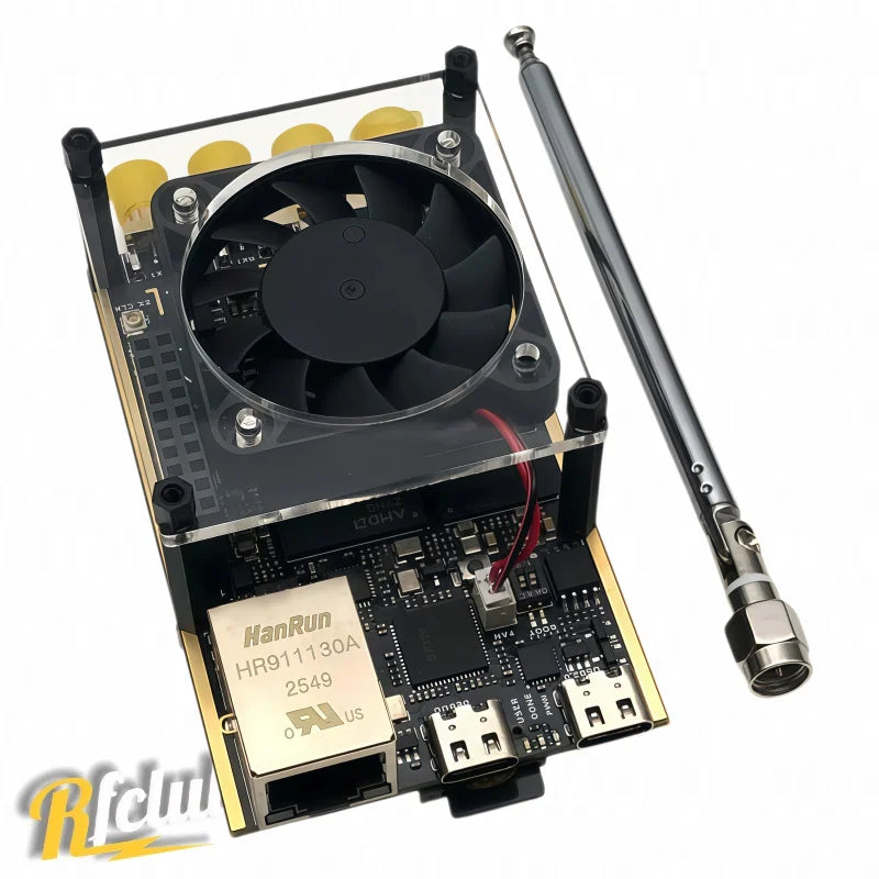 Pluto SDR ZYNQ7020 AD9361 Development Board with Cooling Fan, Compatible with MATLAB