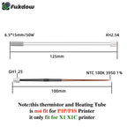 For Bambu Lab Hotend v2.0 V3.0 Kit X1c  P1P Thermistor & Ceramic heater Plate Hotend V3Heater Cartridge 24V 50W 3D Printer Parts