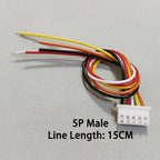 10PCS XH2.54mm 2P 3P 4P 5P 6P Male Female Plug Connector 2.54mm Pitch With 15cm Wire Cable Battery Charging Cable