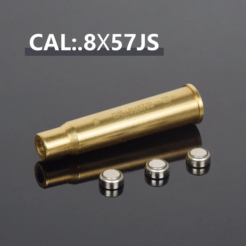 12GA 20GA .308 .223 5.45x39 7.62x39 9x19mm.338 Gauge Red Laser Bore Sighter Training Bullet Boresighter CAL Cartridge Caliber