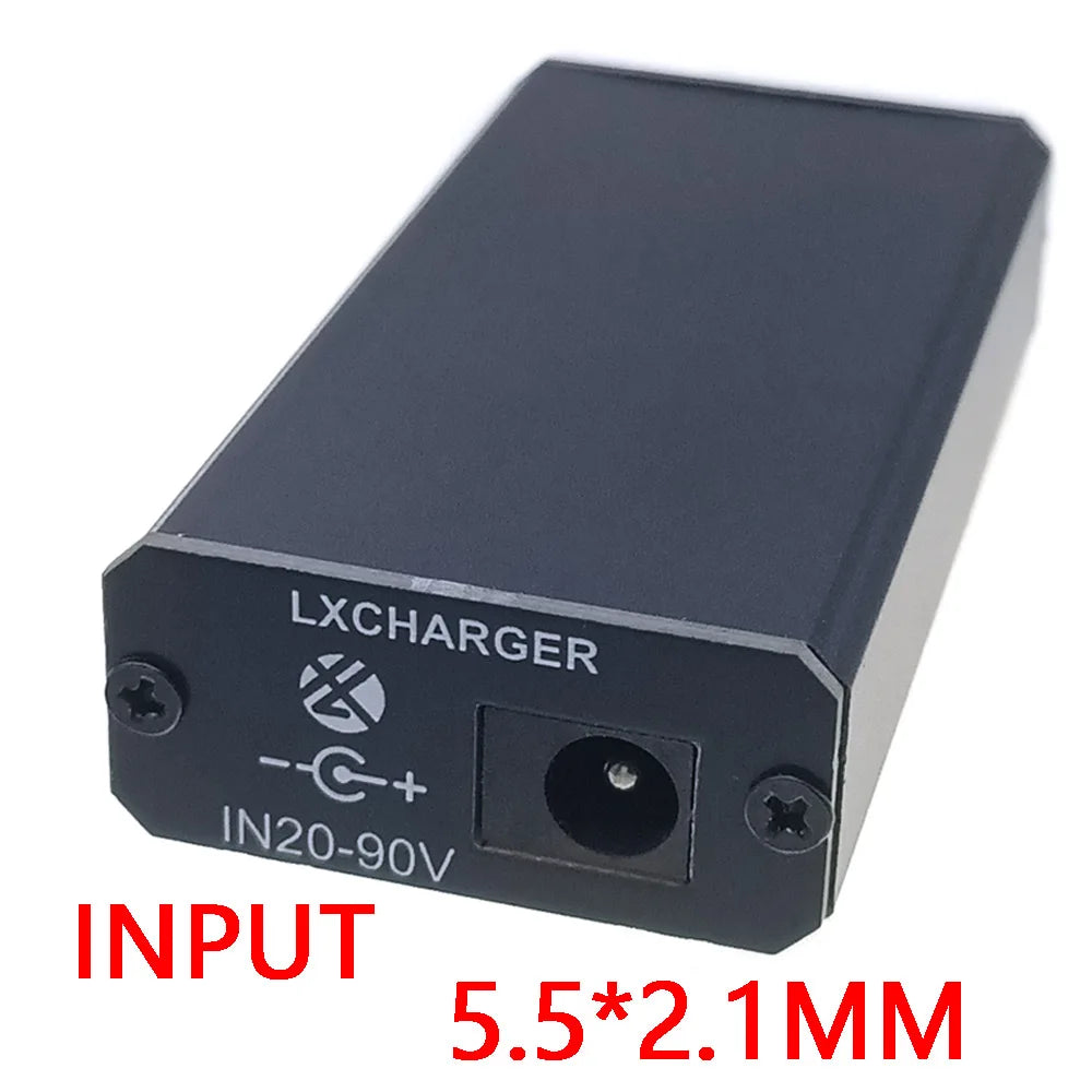 XT60 XT90 EC5 To 5V Connector DC20-90V Step Down Module PD65W PD/QC3.0 QC2.0 Double USB Type-C Mobile Phone Quick Charge Adapter