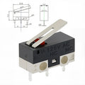 20PCS Mini Micro Limit Switch C NO NC 3 Pins PCB Terminals SPDT 1A 125V Roller Arc Lever Snap Action Push Micro Mouse Switches