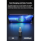 USB-C/Micro to MiNi-USB and Micro-USB/USB-C to USB-C/Micro-USB Adapters   for IPhone 14 13 Xiaomi Samsung