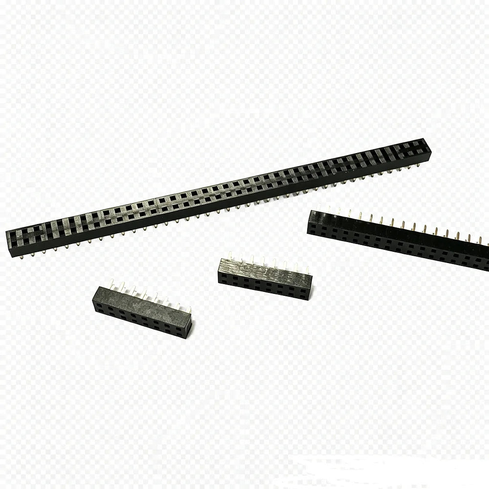 10pcs 2.54mm PH3.5 Low Short Profile Straight Double Row 2x2/3/4/5/8/10P Rohs Gold-plate PCB Female Pin Header Socket Connector