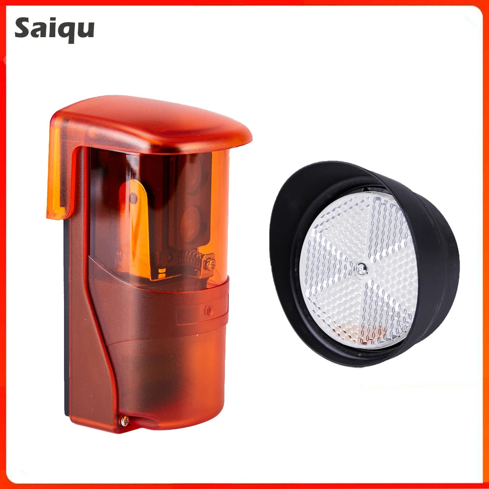 Reflective Photocell Barrier Sensor 10M DC12V 24V Reflective Photoelectric Sensor Detector for Gate Garage Door Home Security