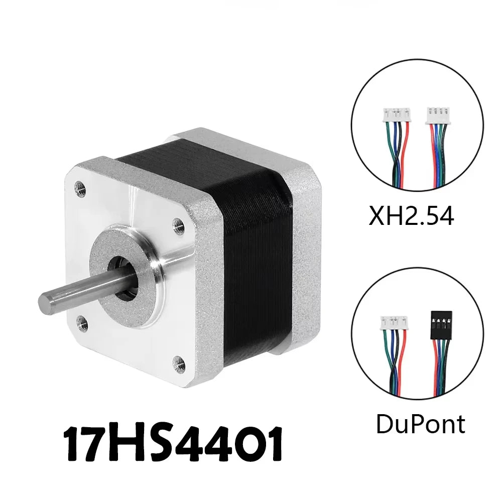 1/3/5pcs Nema17 Stepper Motor 17HS4401 17HS4401S 1.5A 42N.cm 42BYGH 4-lead For 3D Printer CNC Roter Laser Engraving Machine