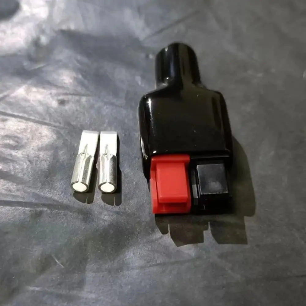 For Anderson Styles Connector 30AMP Plug Rubber Black UPS Power Plug 600V Photovoltaic Systems High Current Connector