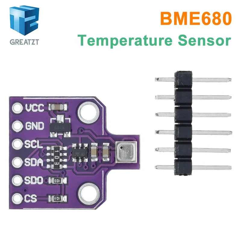 GREATZT BME680 Digital Temperature Humidity Pressure Sensor CJMCU-680 High Altitude Sensor Module Development Board For DIY