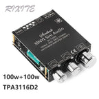 100W+100W TPA3116D2 Bluetooth 5.0 Power Subwoofer Audio Amplifier Board Home Theater HIFI Stereo Audio Amplifier AMP AUX