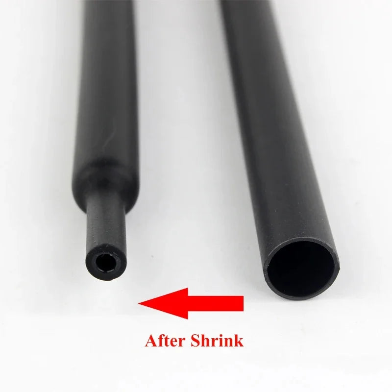 1Meter/Lot 4:1 Ratio Heat Shrink Tube With Glue Dual Wall Adhesive Tubing Heat Shrinkable Tubing Sleeve Wrap Wire Cable Kit Kits