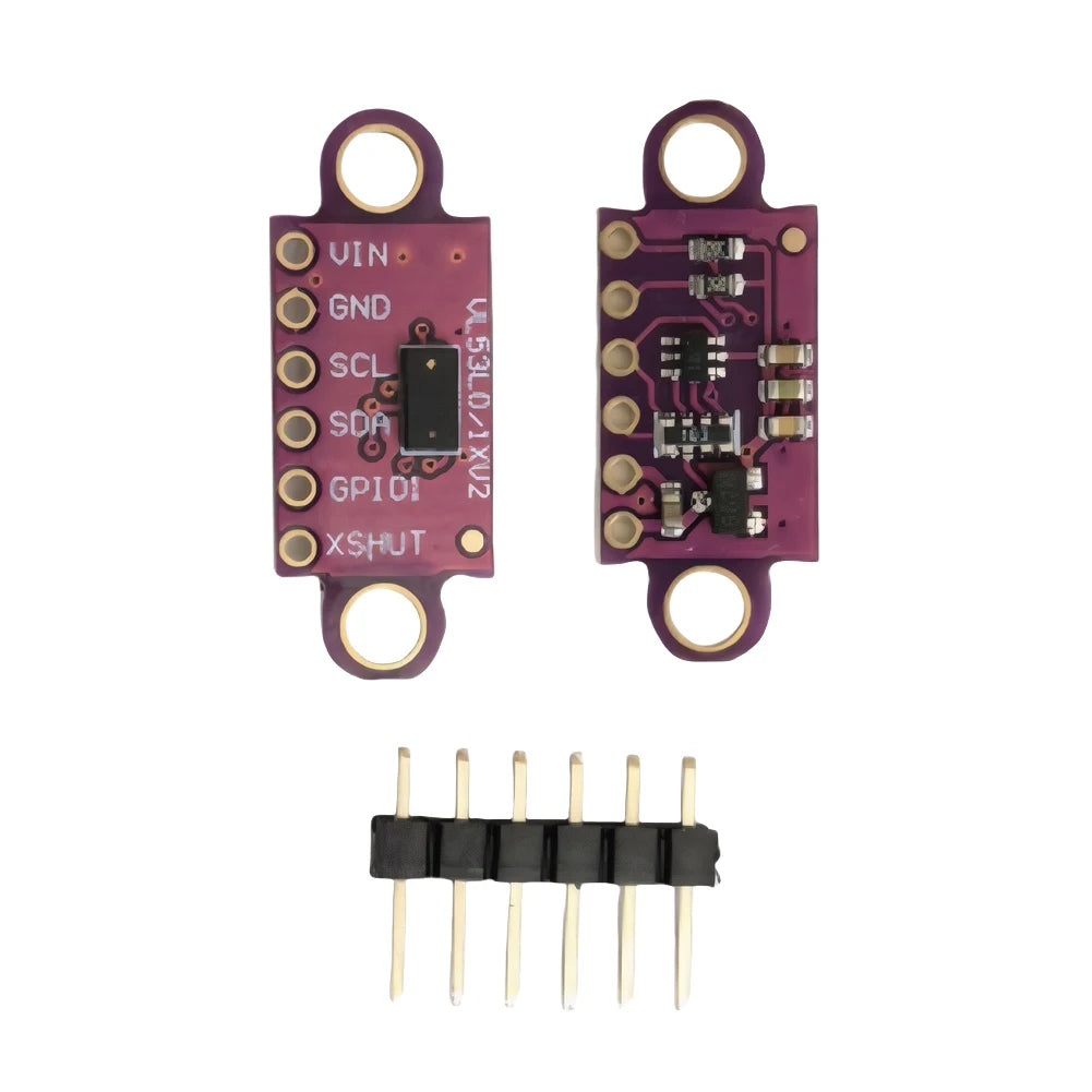 1-50PCS VL53L0X Time-of-Flight (ToF) Laser Ranging Sensor Breakout 940nm 3-5V GY-530 VL53L0X V2 Laser Distance Module IIC