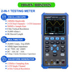 OWON HDS2202S 2102S Digital Oscilloscope 2Channels 200Mhz 1GSa/s Portable 3in1 USB Osiclloscopes + Multimeter+Waveform Generator