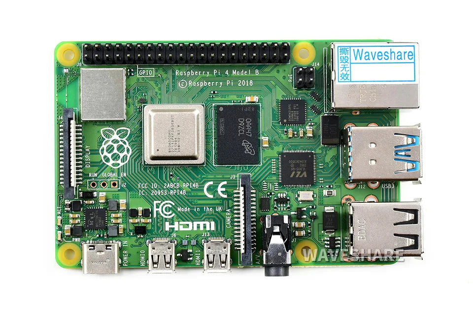 Raspberry Pi 4 Model B 4/8GB Kit with 13 Sensors, ARPI600 Adapter, Power Supply, SD Card for IoT, AI, Robotics Learning