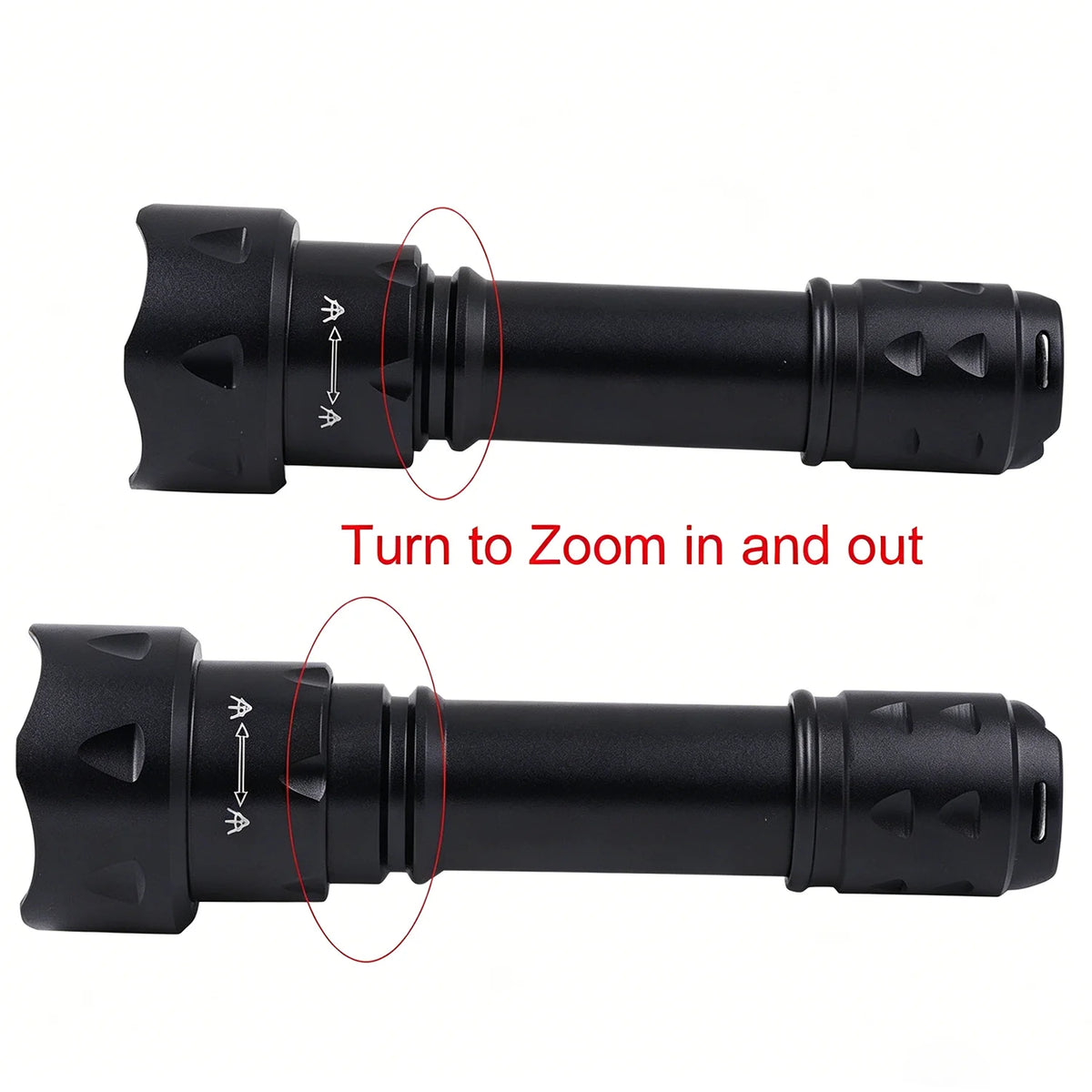 T20 10W IR Flashlight 850nm 940nm Night Vision Tactical Torch Adjustable Zoom Outdoor LED Infrared Light for Hunting CCTV