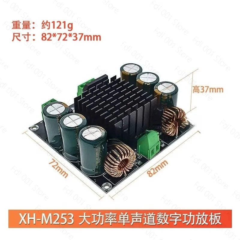 XH-M253 high-power mono digital power amplifier board TDA8954TH core BTL mode audiophiles 420W