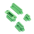 2/5 Sets 2EDGWC 5.08mm Pitch Plug-in Terminal Block, Through-Wall Welding-Free Panel Mount Connector (2P-10P)