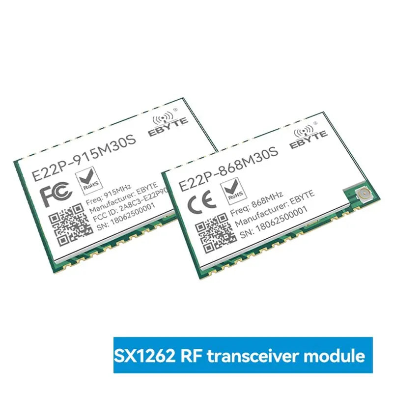 EBYTE SX1262 Lora Spread Spectrum E22P Series Wireless Module Built-In PA+LNA+SWA ESD Protection 30Dbm 12KM SPI 868Mhz