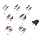 5Pcs JST-XH Balance Charger Cable 1S 2S 3S 4S 5S 6S 7S 8S 22AWG Silicone Wire 10cm Female Plug Extension Cord RC Lipo IMAX B6
