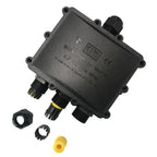 4Way 1In3Out IP68 Waterproof 4-14mm Solar Power Cord Exte LED Pool Lamp Outdoor Street Underground Light Wire Cable Junction Box