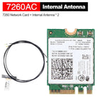 Kebidumei 7260 AC Bluetooth 4.0 WiFi 1200Mbps Wireless M.2 NGFF Wifi Network Card 802.11AC Dual Band 2.4G 5G For Laptop 7260NGW