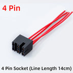 SAJOO Waterproof Rocker Switch KCD4 4Pin/6Pin DPDT With LED Lights Vehicle Boat Power Switch ON OFF 12V 24V 220V Size 22*30mm