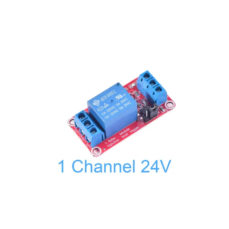 High/Low Level Trigger Relay Module 1/2/4/8 Channel 5V12V24V Home Intelligent Control Module With Optocoupler Isolation Output