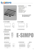 30pcs 2.54mm 2x40P Double Dual Row PCB Straight Rohs Gold L8.5-11-13-15-17-19-21-23-30-40mm Long Short Male Pin Header Connector