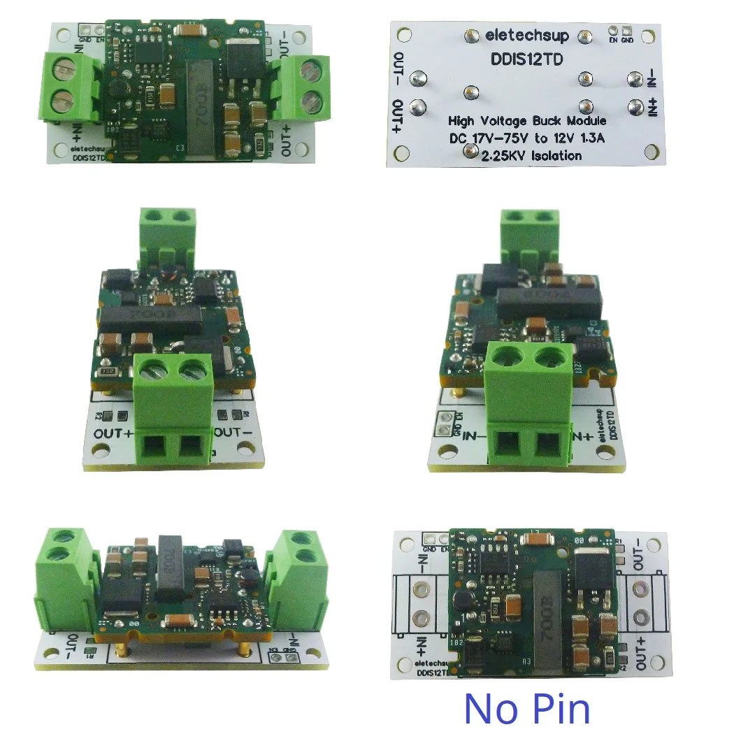 High Voltage Isolated DC 24V 36V 48V 60V 72V TO 12V DC-DC Buck Converter Voltage Stabilizing Module Power Isolation Protection