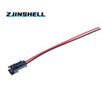 10pcs/5Pairs 10cm Long JST SM 2Pins Plug Male to Female Wire Connector cable pigtail Plug 2pin