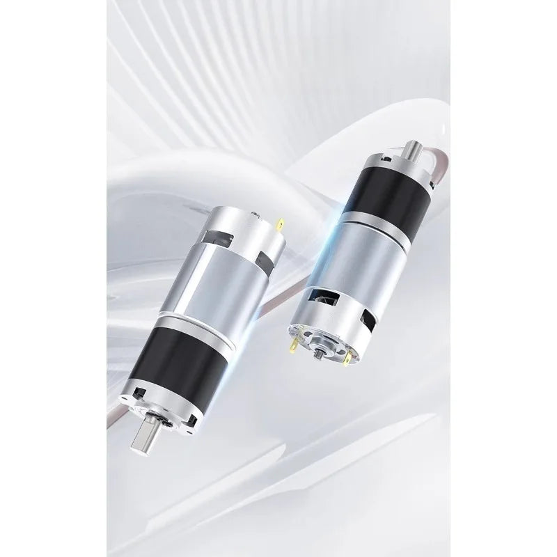 42GP-775 Motor DC Reduction Motor 12V 24V Large Torque Motor Planetary Reduction Planetary Gear Brush 10mm Shaft Diameter