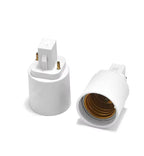 2Pin G24 To E27 Lamp Holder Adapter 1pc G24d To E26 LED Light Base Converter,Allow You Install E27 Standard Lamp in G24d Socket