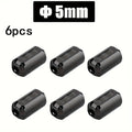 6/10PC Snap Magnetic Ring Ferrite Filter For Cable Shield Removable EMC Inner Diameter  5mm 7mm 9mm 11mm 13MM Degaussing Filter