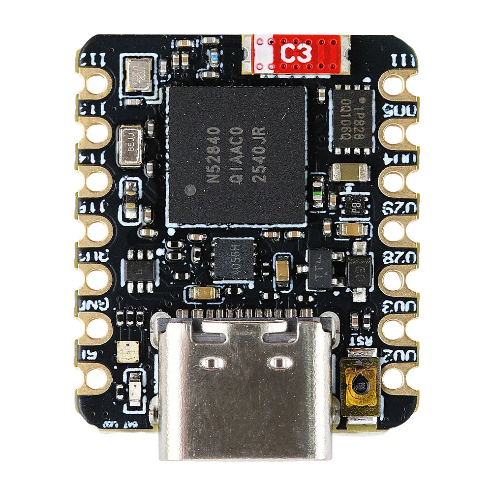 MINI NRF52840 Development Board BT5.0 Bluetooth Module MCU Main Control Board 18*21MM QSPIFlash TYPE-C