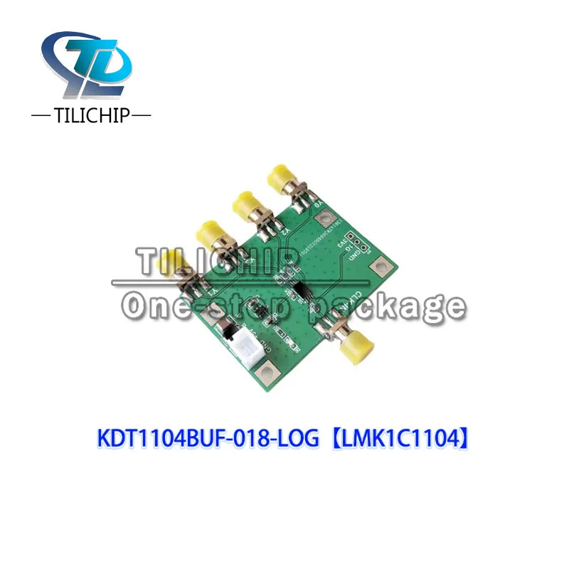 LMK1C1104 clock buffer module with 250MHz bandwidth and low phase delay crystal oscillator active power divider