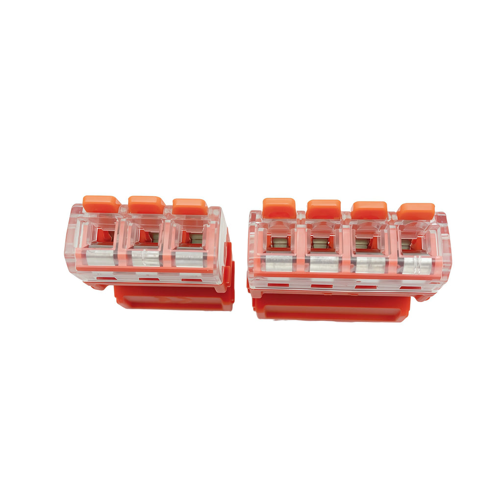 10Pcs CMK 64 Quick Lever Wire Connectors 2/3/4 In and 2/3/4 Out for Compact Plug Male Female Terminals Universal Blocks