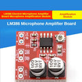 LM386 electret microphone amplifier board / microphone amplifier / without potentiometer DC4-12V