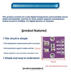 BMP180 BMP280 BME280 388AHT20 High-precision Temperature, Humidity and Atmospheric Pressure Sensor Module High Quality Module