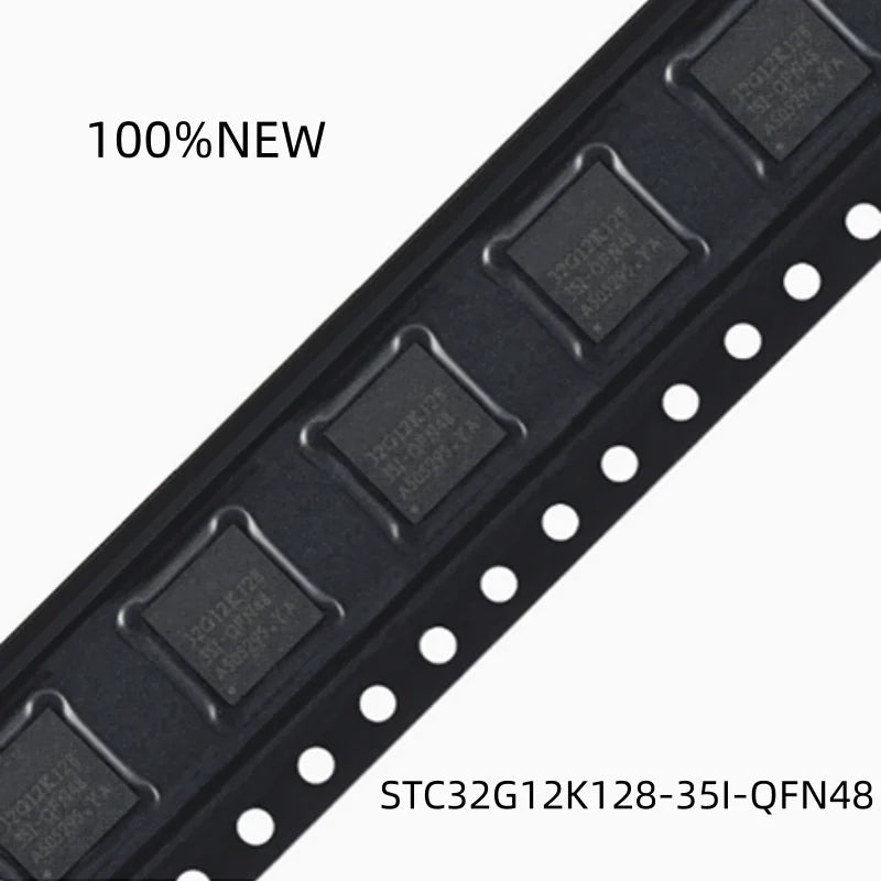 (5Pcs) 100% New Stc32G12K128-35I-Qfn48 32-Bit 8051 Core Microcontroller Chip
